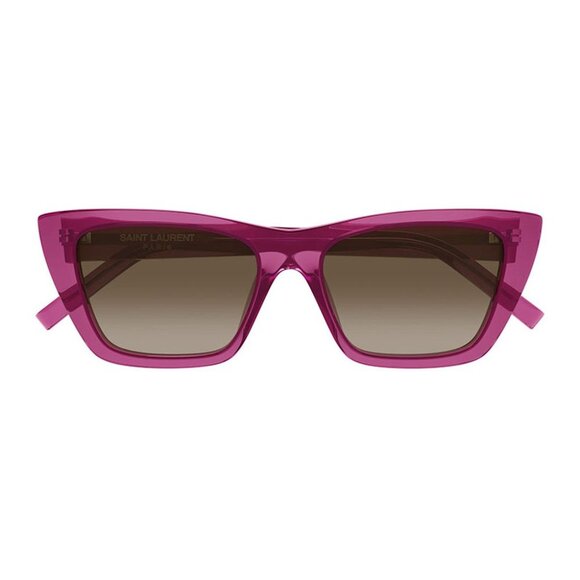 NWT SAINT LAURENT PINK WOMEN SUNGLASSES - Picture 3 of 4
